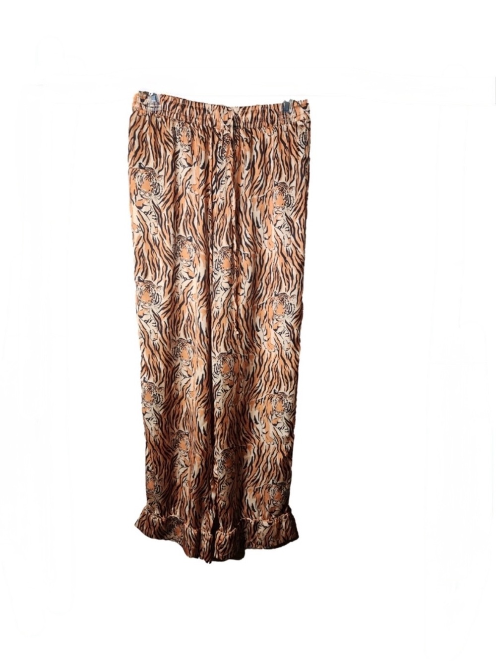 Show Me Your MuMu Classic PJ Bottoms Royal Tiger Silky Lightweight Size M
